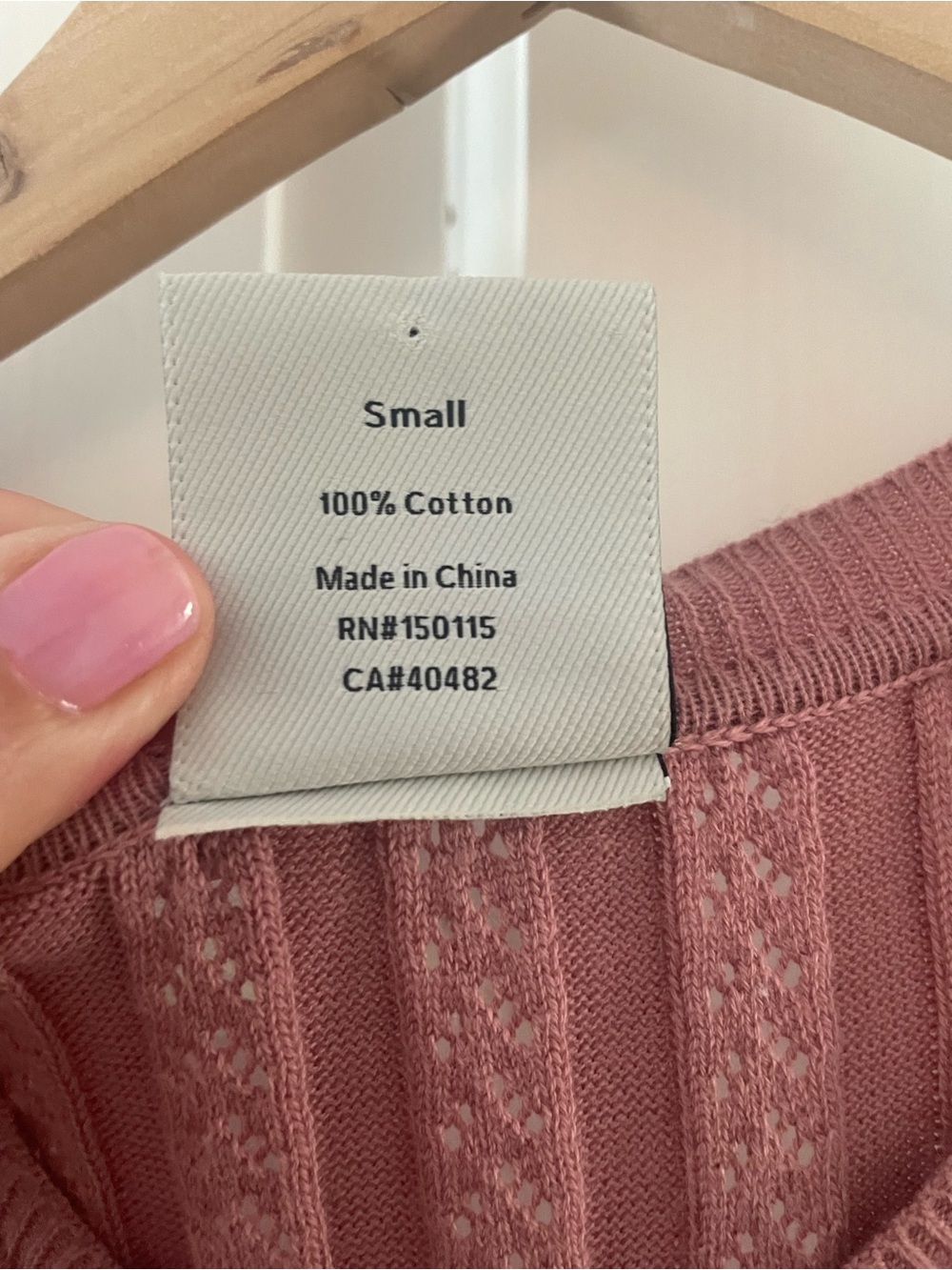 Varley Florian Knit Midi Dress in Dusty Rose Small NWOT - Picture 8 of 10